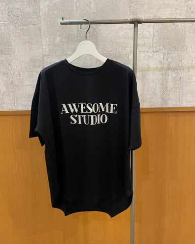 6月12日ライブ mink chair<br>フロッキー加工ロゴ半袖Tシャツ