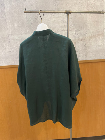 BLUE FRONCE<br>オーバーサイズドルマンリネンシャツ