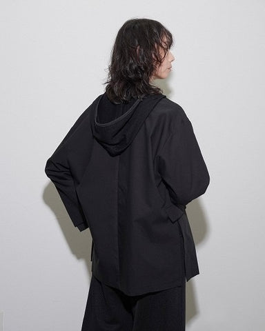 CYAN TOKYOご予約<br> ショートフェザーコンビフーディ