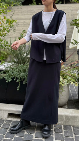 cafune<br>ジャージーメルトンベスト