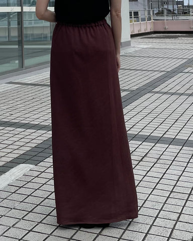 cafune<br>麻混フレアスカート