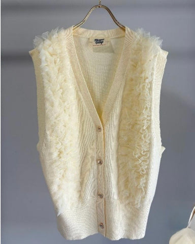 Margaux Vintage<br>チュールフリルベスト