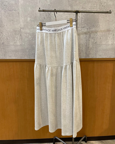 10月2日ライブ MARGAUX VINTAGE<br> ロゴウエストギャザースカート