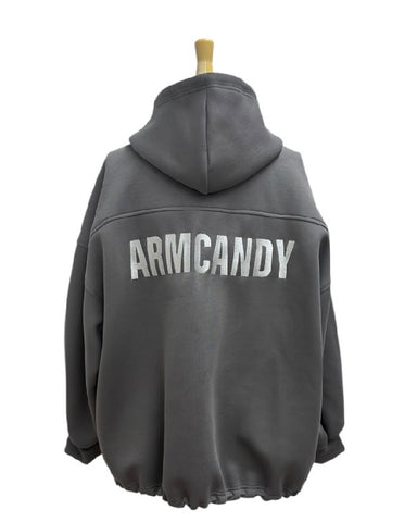 ayane予約<br> ダンボール素材フーディブルゾン