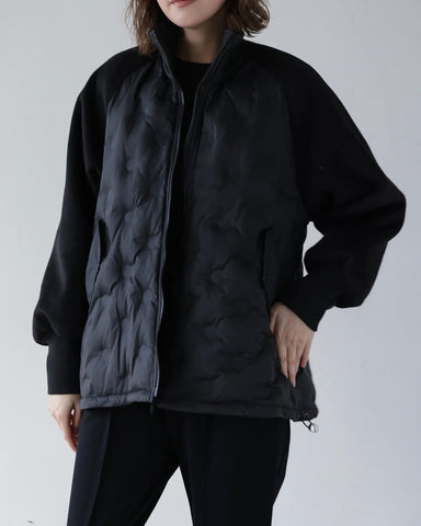 Herencia<br> Hybrid Quilted High Neck Coat
