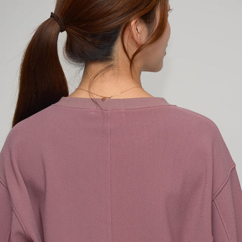 11月20日ライブ Praia<br>梨地裏起毛ハーフジップロゴトップス