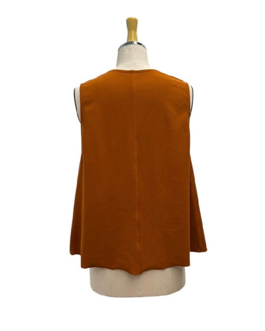 ayane予約<br> ストレッチジョーゼット深Vベスト