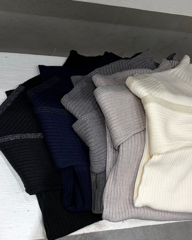 11月2日ライブ<br>BLUE FRONCE<br>サイドラメラインニット