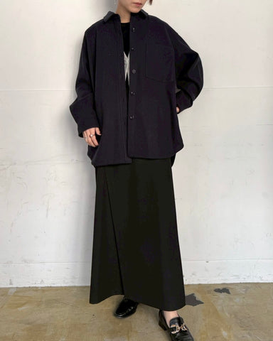 cafune<br> W jersey shirt blouson