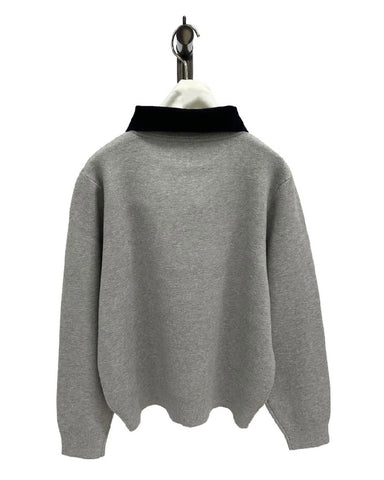 ayane予約<br>ステンカラーロゴニット