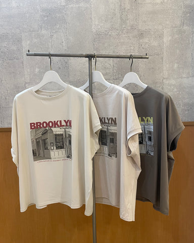 6月6日ライブ<br>mink chair<br>BROOKLYNフォトプリントTEE