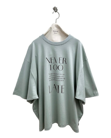 ayane<br>ドッキングバックギャザーTシャツ