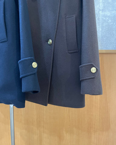 11月23日ライブ ma couleur<br>メルトンゴールドボタンコート