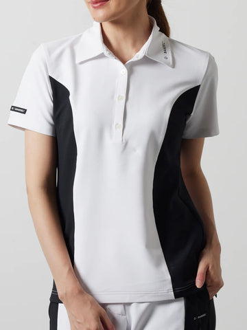 BANDEL<br>WOMENS <br>SIDE PANEL <br> SWITCH S/S POLO SHIRTS