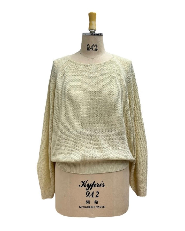 ayane予約<br>ラーベン編みラグランニット