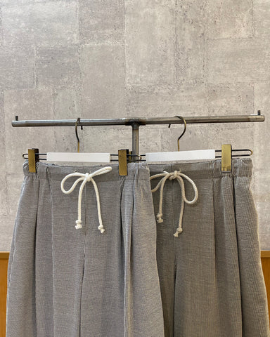 ma couleur <br>シアサッカーストライプパンツ