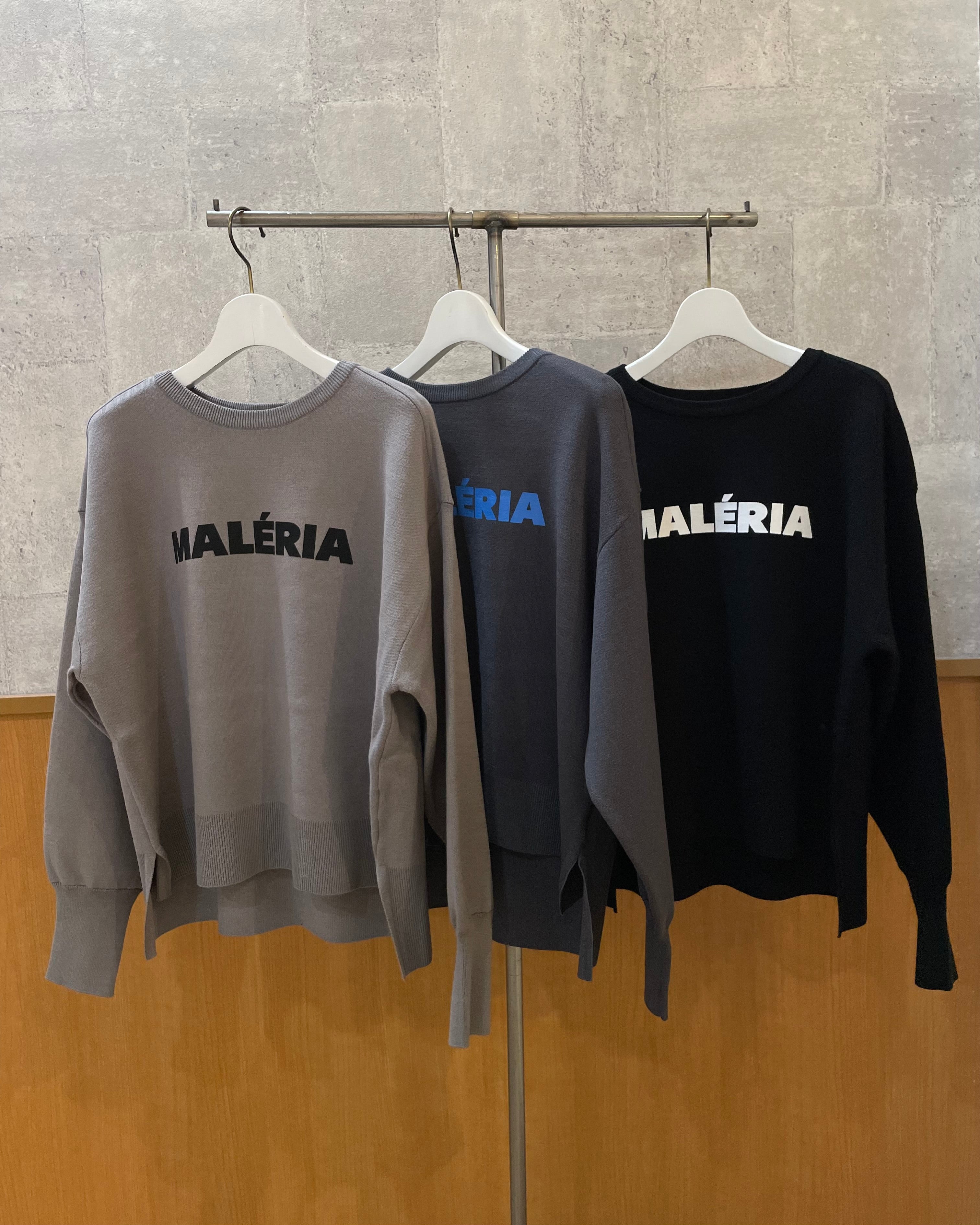 12月14日ライブ<br>SUGAR ROSE<br> MARELIAロゴプリントニット