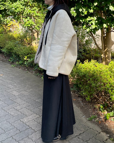 11月9日ライブ<br>PASSIONE<br>ファー×ムートンリバーシブルジャケット