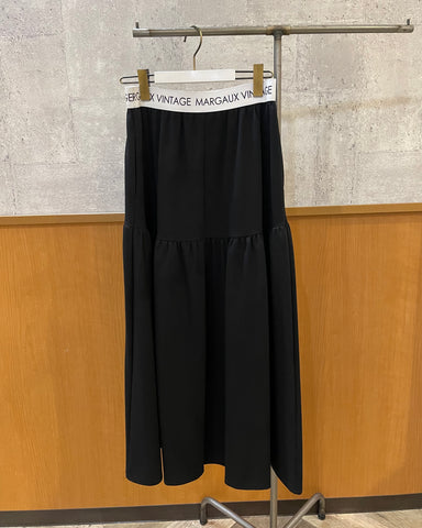 10月2日ライブ MARGAUX VINTAGE<br> ロゴウエストギャザースカート