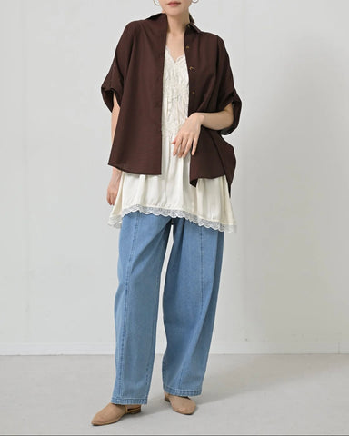 HERENCIA<br>2way袖シャツ