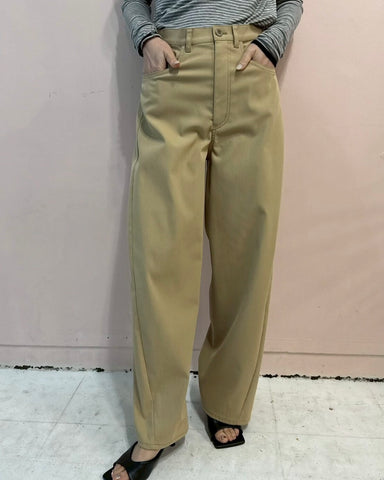 cafune<br> POLY-CHINO loose pants