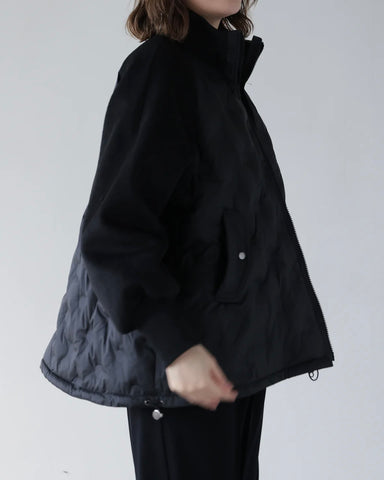 Herencia<br> Hybrid Quilted High Neck Coat