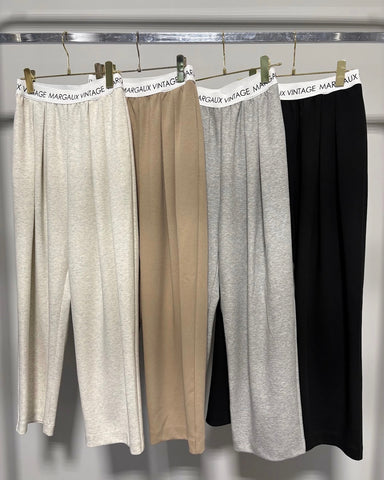 10月2日ライブ MARGAUX VINTAGE<br> ロゴウエストタックパンツ