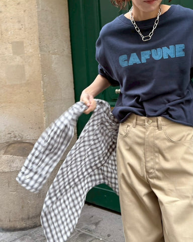 cafune<br> bio sweat 2way pullover