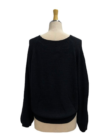 ayane予約<br>ラーベン編みラグランニット