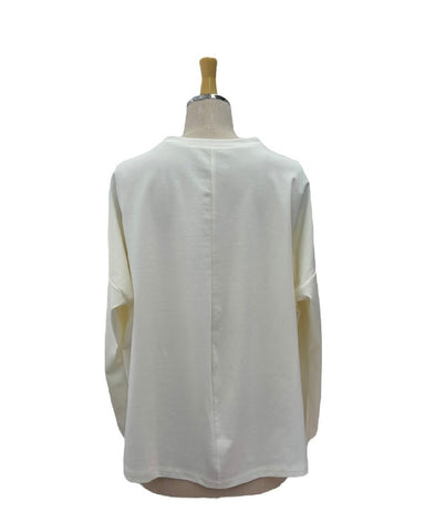 ayane予約<br> ポンチ素材ゆるTシャツ