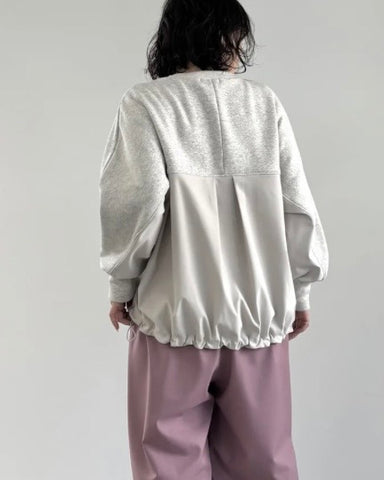 mink chair<br>裏起毛ツイルドッキングプルオーバー