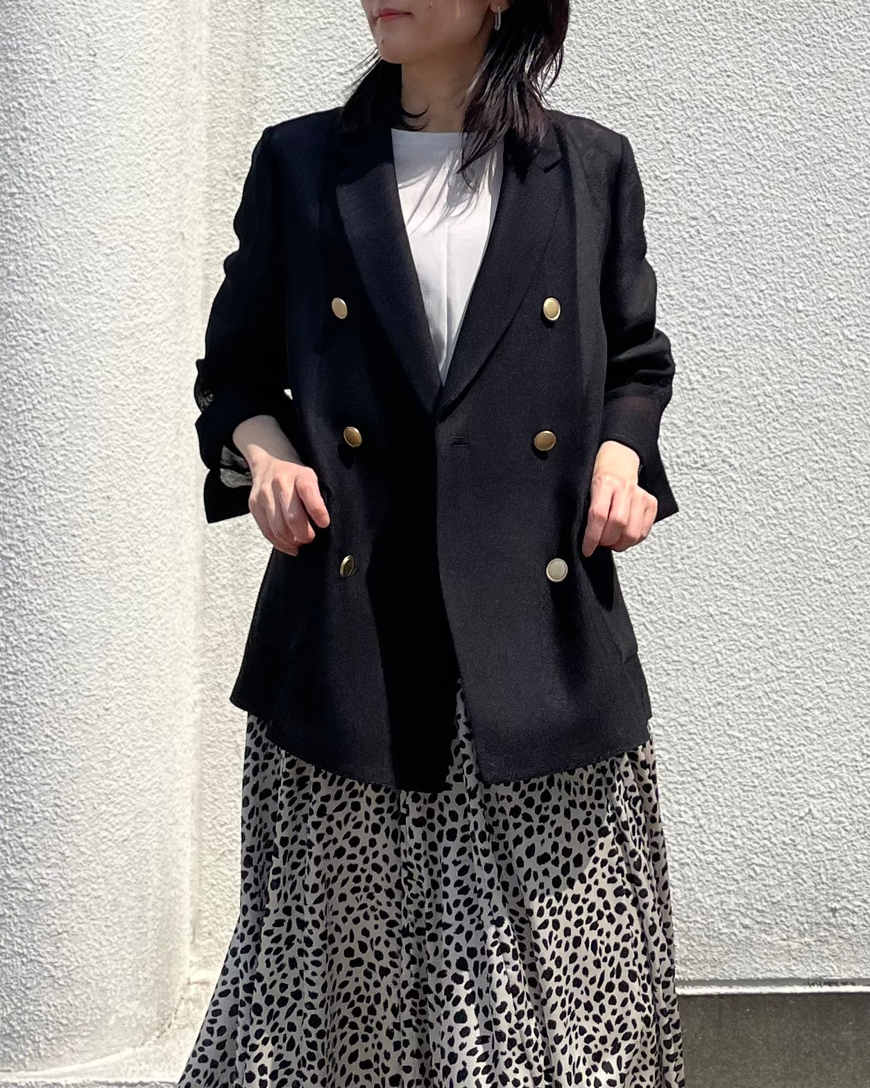 3月27日ライブ BLUE F RONCE<br>メッシュ金釦テーラドジャケット