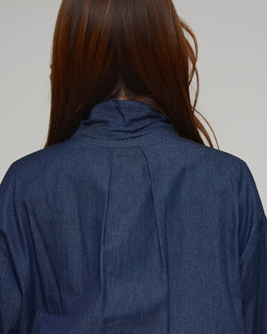 3月6日ライブ<br>Praia<br> コンバーチブル・ダンガリーブラウス