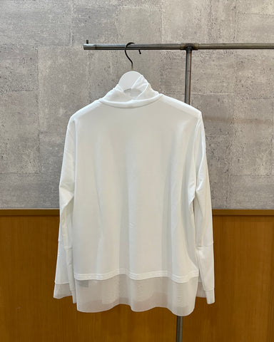 8月30日ライブ ETERNO BELLEZZA<br>チュールネック&チュール袖長袖トップス