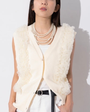 Margaux Vintage<br>チュールフリルベスト