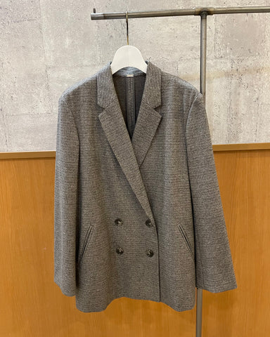 PASSIONE<br>微起毛テーラードダブルジャケット