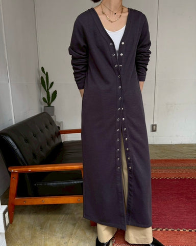 10月13日ライブ<br>cafune<br> 2way rib long cardigan
