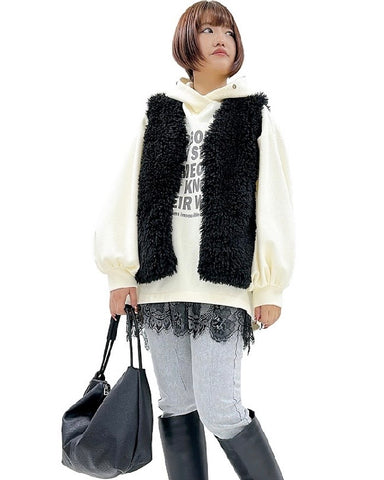 ayane予約<br>カルゼニットフーディプルオーバー