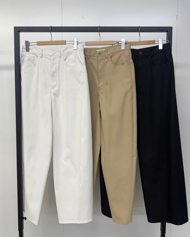 cafune<br> POLY-CHINO loose pants