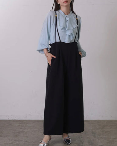 1月15日ライブ mink chair <br>ダブルクロスサロペット