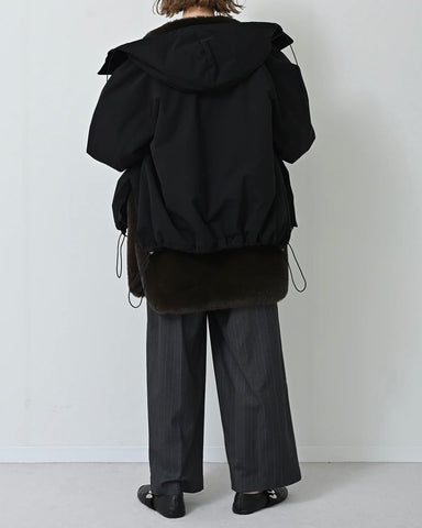 11月16日ライブ HERENCIA<br> Tech Coat & Faux Fur Vest