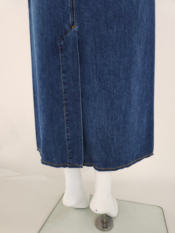 Boutique Ordinary<br>Sleek Denim Pencil Skirt