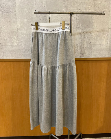 10月2日ライブ MARGAUX VINTAGE<br> ロゴウエストギャザースカート