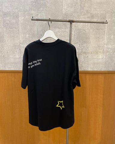 Praia<br>刺繍&プリントロゴ半袖Tシャツ