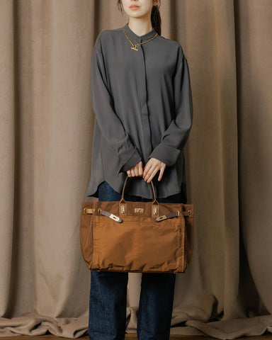 Stoy.<br> ポリエステルベルテッドトートバッグ