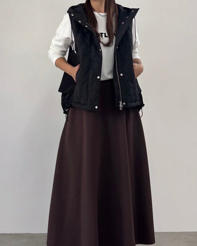 11月7日ライブ mink chair<br>キルティングフードベスト