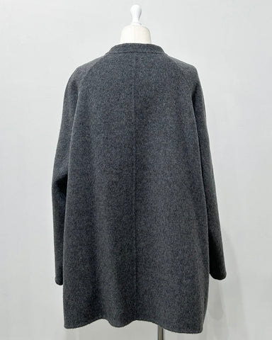 Herencia<br> Scarf-Attached Wool Coat