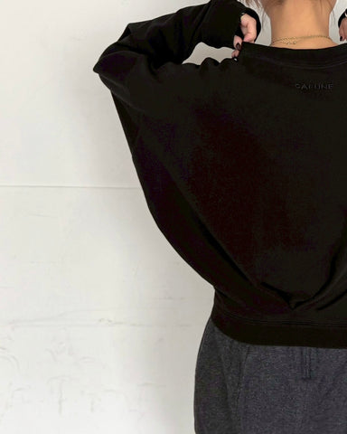 cafune<br> bio sweat tuck pullover