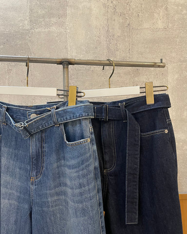 cafune<br>ベルト付デニムパンツ