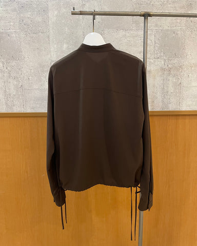 cafune<br>裾ドロストリボンシャツ